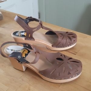 Swedish Hasbeens Lacy platform sandal